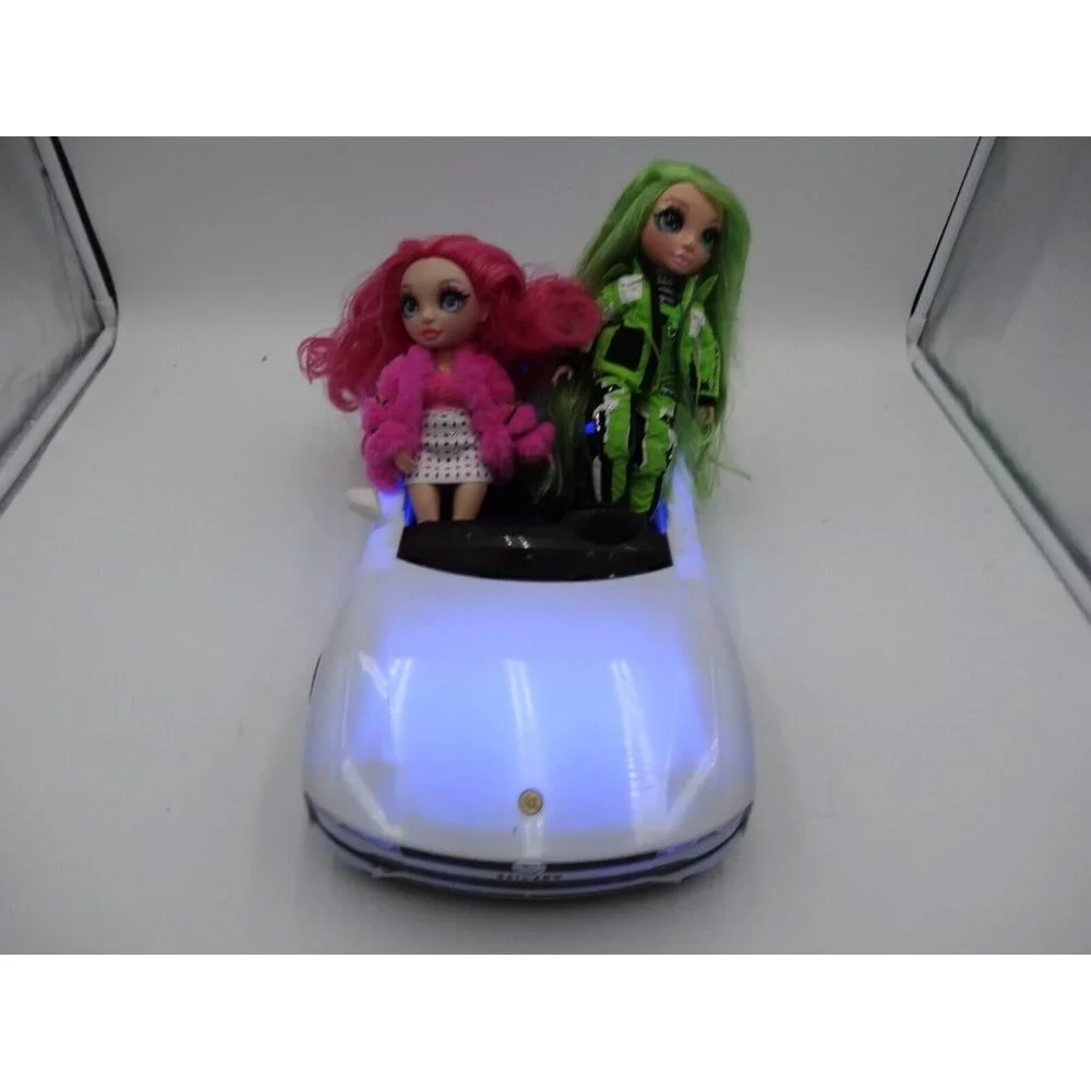 Rainbow High Color Change Car Convertible 8-in-1‎ Light-Up 2 Rainbow Dolls